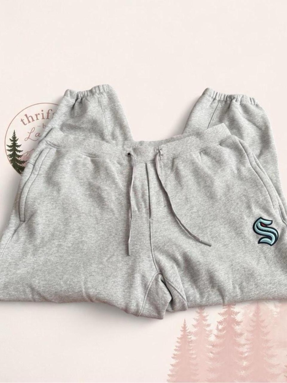 Lululemon Seattle Kraken City Sweat Joggers Heather Gray Men’s XL